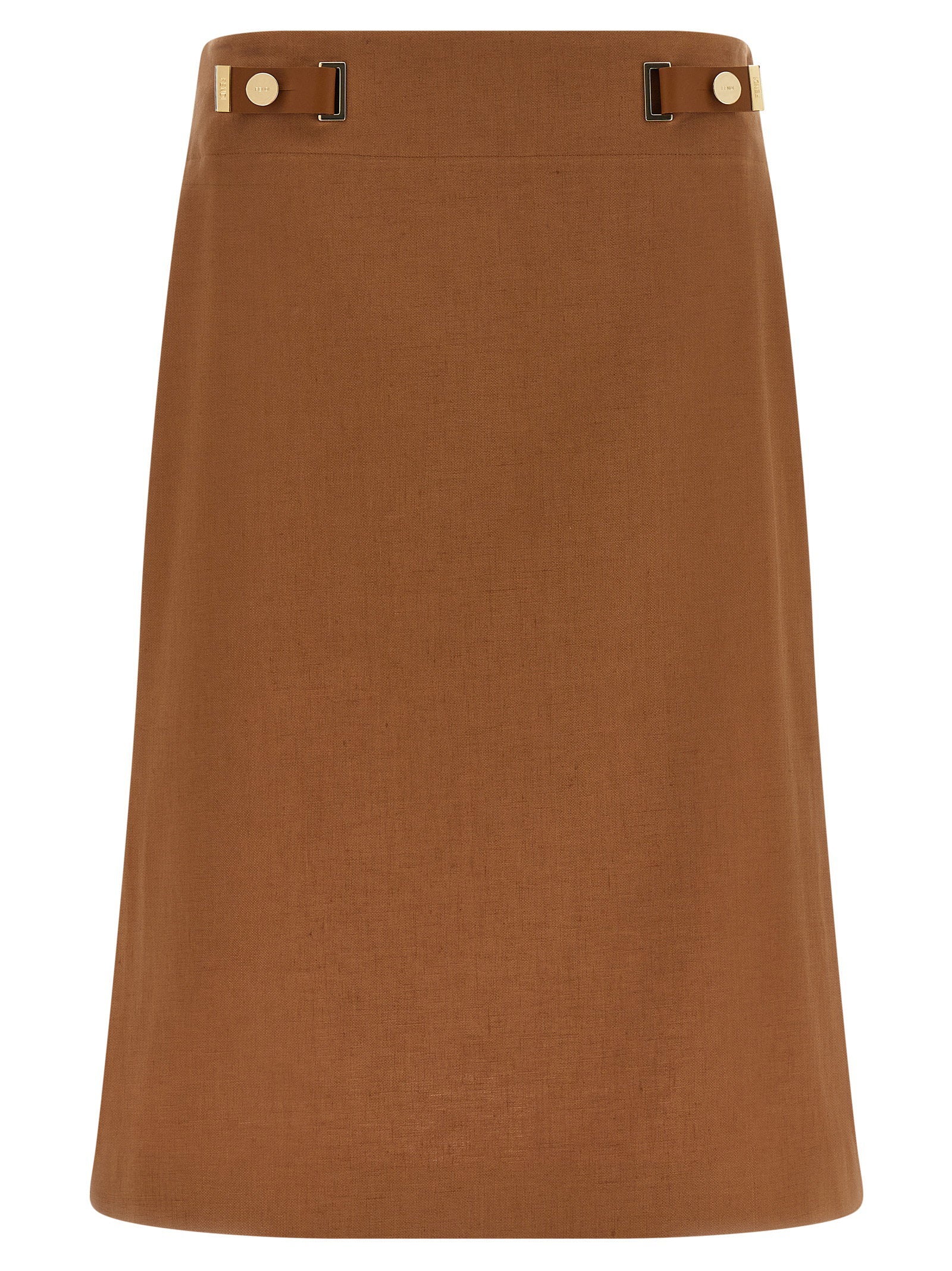 Fendi New Linen Skirt