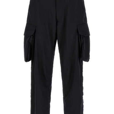 Comme Des Garcons Shirt Pinstriped Cargo Pants