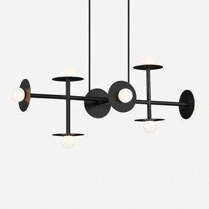Nodes Large Linear Chandelier by Kelly Wearstler