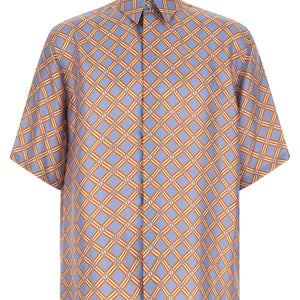 Fendi Net Print Silk Shirt