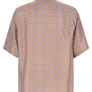 Fendi Net Print Silk Shirt