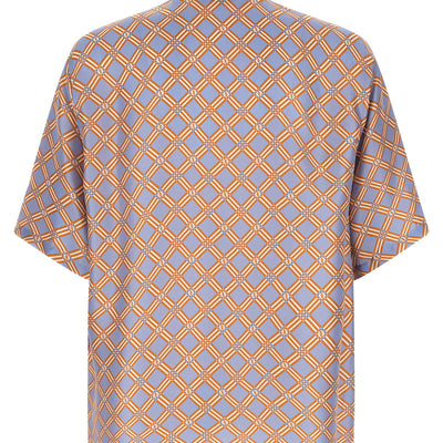 Fendi Net Print Silk Shirt