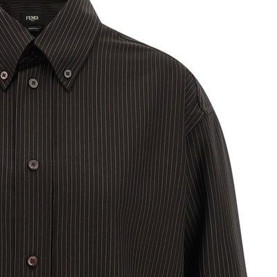 Fendi Wool And Lace Shirt