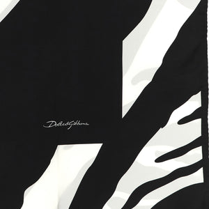 Dolce & Gabbana Zebra Print Scarf