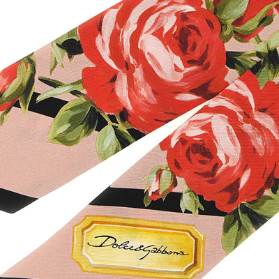 Dolce & Gabbana Bandeau Bouquet Rose