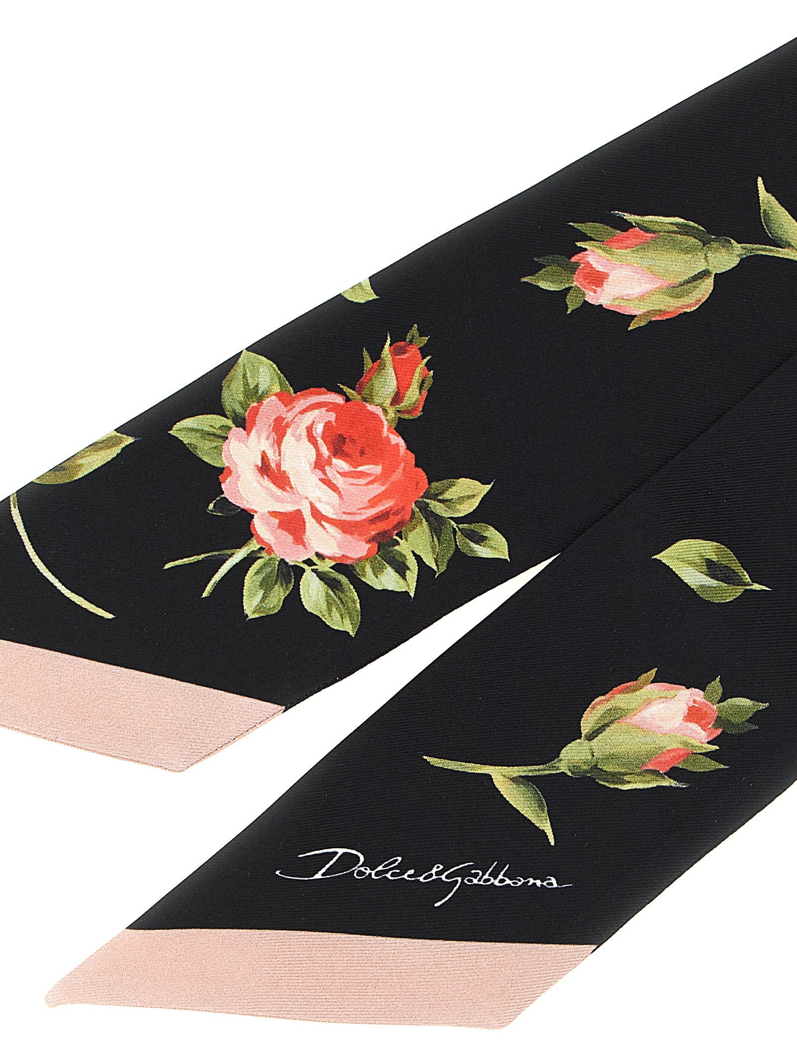 Dolce & Gabbana Bandeau Bouquet Rose