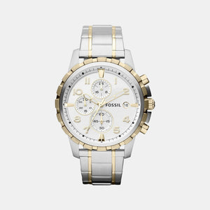 Dean Men Quartz Silver Dial Chronograph Stainless Steel Watch FS4795