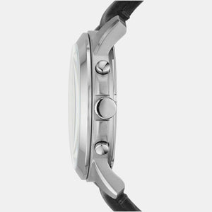 Grant Men Quartz Black Dial Chronograph Leather Watch FS4812