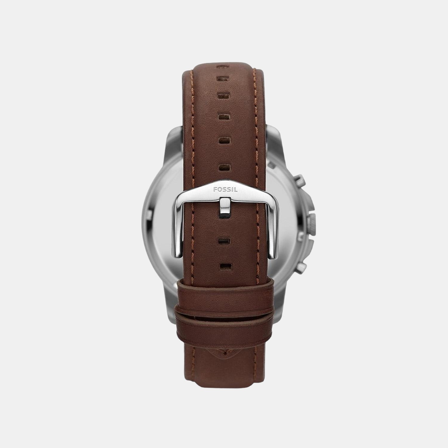 Grant Men Quartz Black Dial Chronograph Leather Watch FS4813