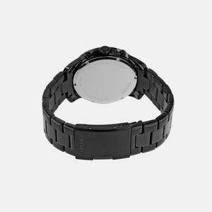 Grant Men Quartz Black Dial Chronograph Stainless Steel Watch FS4832