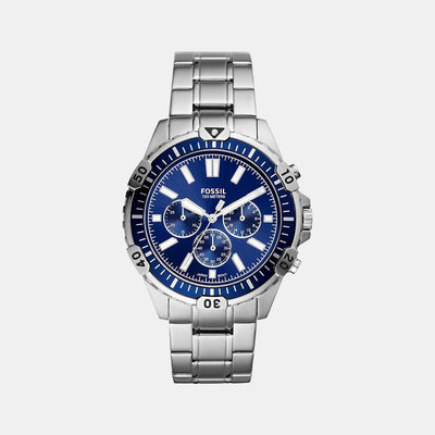 Garrett Men Quartz Blue Dial Chronograph Stainless Steel Watch FS5623