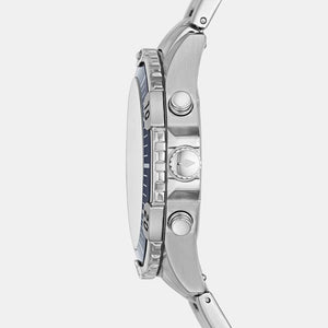 Garrett Men Quartz Blue Dial Chronograph Stainless Steel Watch FS5623