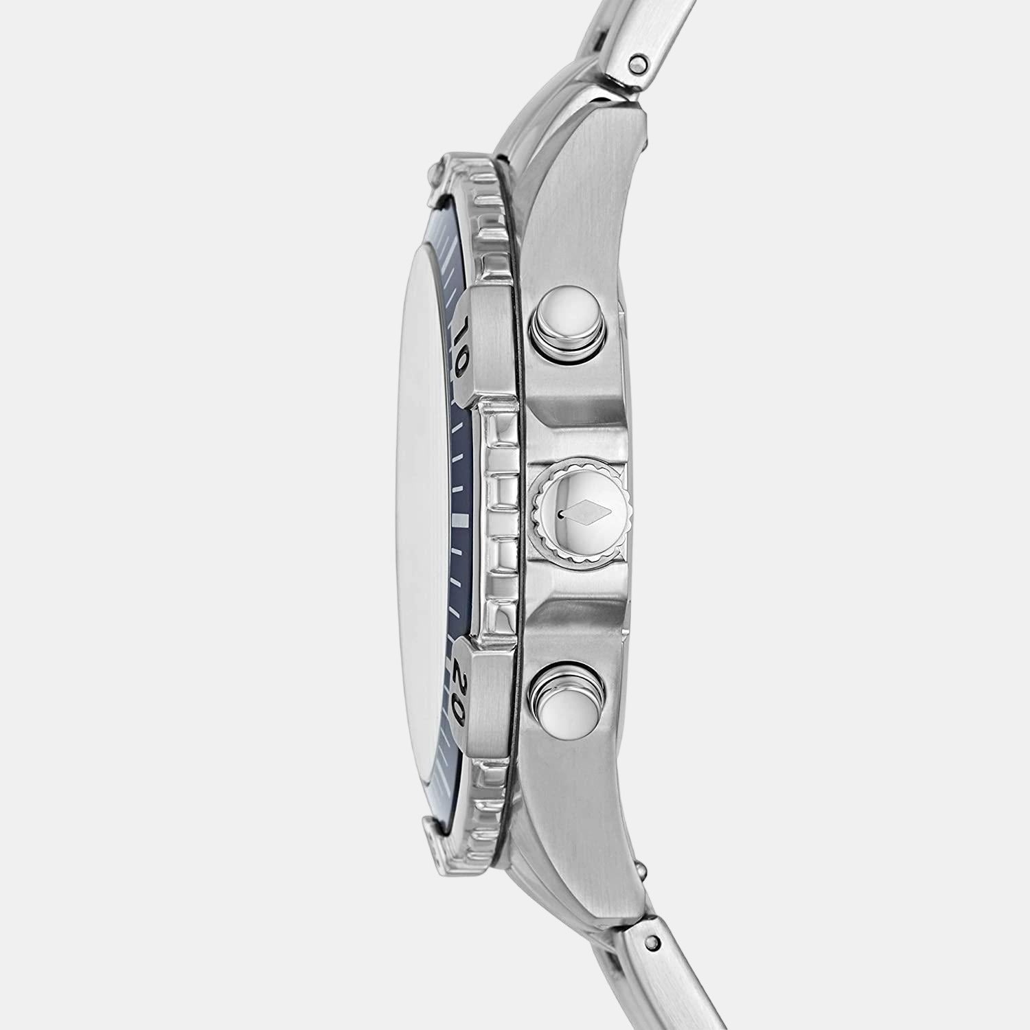 Garrett Men Quartz Blue Dial Chronograph Stainless Steel Watch FS5623