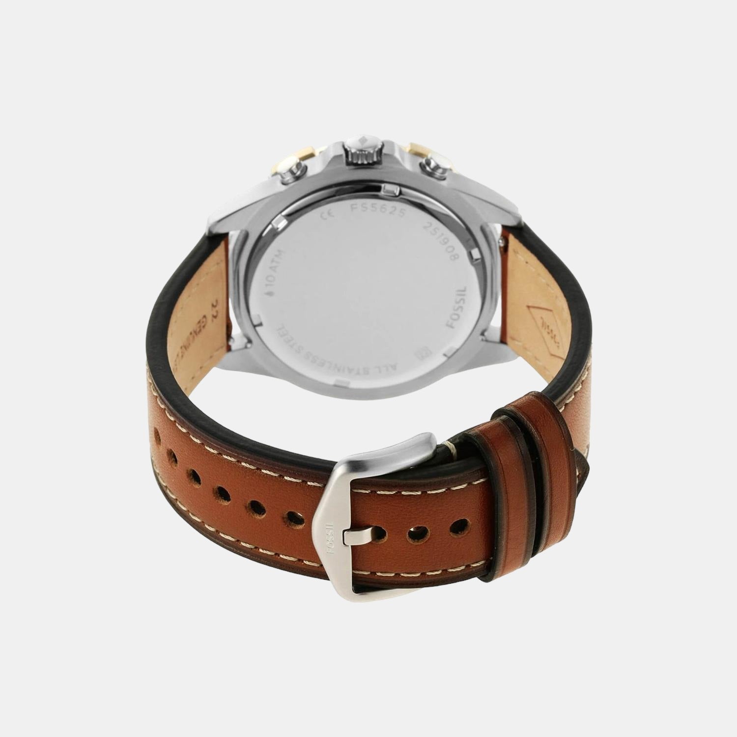 Garrett Men Quartz Blue Dial Chronograph Leather Watch FS5625