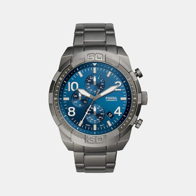 Bronson Men Quartz Blue Dial Chronograph Stainless Steel Watch FS5711