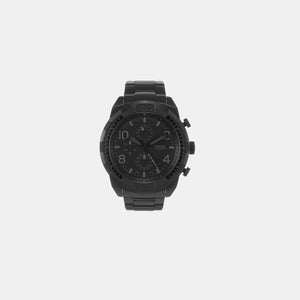 Bronson Men Quartz Black Dial Chronograph Stainless Steel Watch FS5712