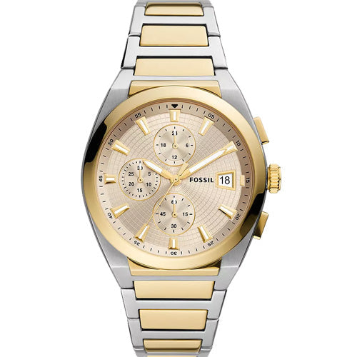 Fossil Everett Cream Dial Men 42mm