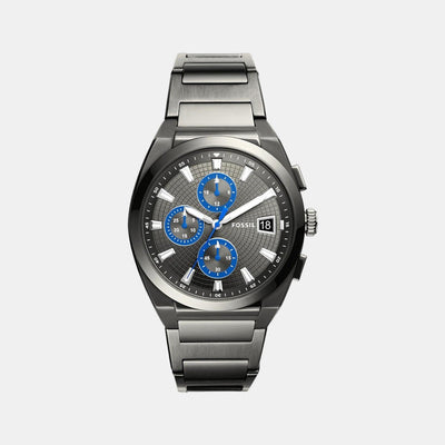 Everett Men Quartz Grey Dial Chronograph Stainless Steel Watch FS5830