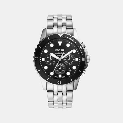 Fb-01 Men Quartz Black Dial Chronograph Stainless Steel Watch FS5837