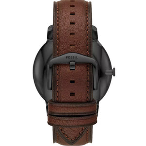 Fossil The Minimalist Solar Brown Dial Men 44mm