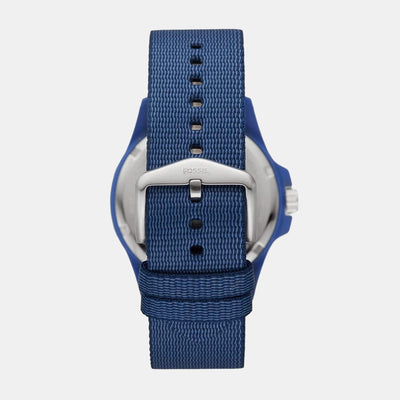 Fb-01 Men Solar Blue Dial Analog Tide Ocean Material Watch FS5893