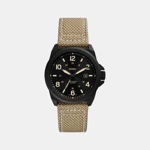 Bronson Men Quartz Black Dial Analog Nylon Watch FS5917
