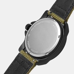 Bronson Men Quartz Black Dial Analog Nylon Watch FS5917