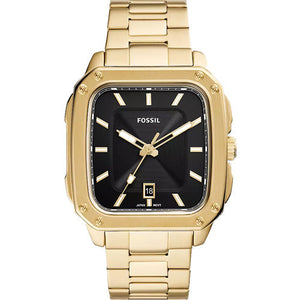 Fossil Inscription Black Dial Men 42mm