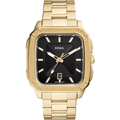 Fossil Inscription Black Dial Men 42mm