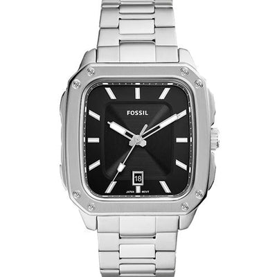 Fossil Inscription Black Dial Men 42mm