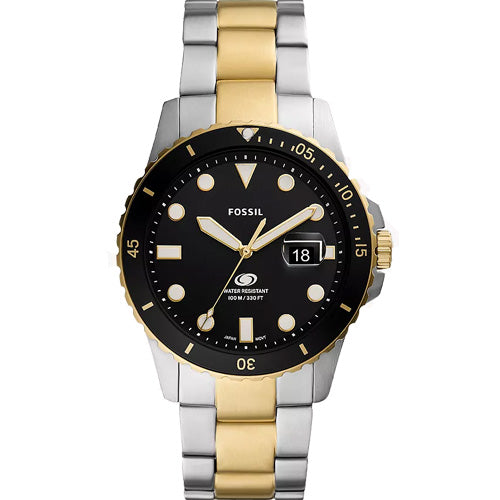 Fossil Fossil Blue Dive Black Dial Men 42mm