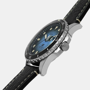 Fossil Blue Dive Men Quartz Blue Dial Analog Leather Watch FS5960