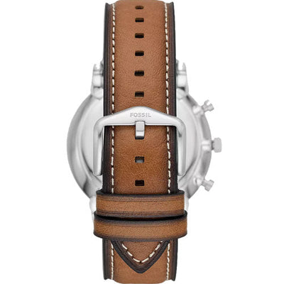 Fossil Neutra Green Dial & Brown Strap 44 MM Watch for Men