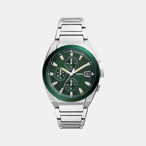 Everett Men Quartz Silver Dial Chronograph Stainless Steel Watch FS5964