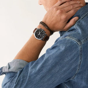 Fossil Townsman Black Dial Men 44mm FS5967SET