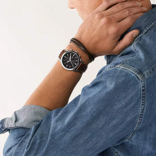 Fossil Townsman Black Dial Men 44mm FS5967SET