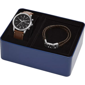 Fossil Townsman Black Dial Men 44mm FS5967SET