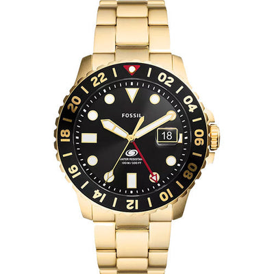 Fossil Fossil Blue GMT Black Dial Men 46mm