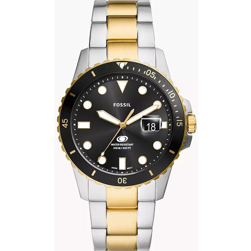 Fossil Fossil Blue Dive Black Dial Men 42mm