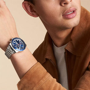 Fossil Sport Tourer Blue Dial Men 42mm