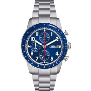Fossil Sport Tourer Blue Dial Men 42mm