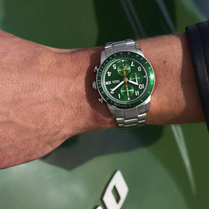 Fossil Sport Tourer Green Dial Men's Watch 42mm
