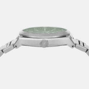 Everett Men Quartz Green Dial Analog Stainless Steel Watch FS6056