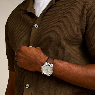 Fossil Everett Cream Dial Men 42mm FS6071