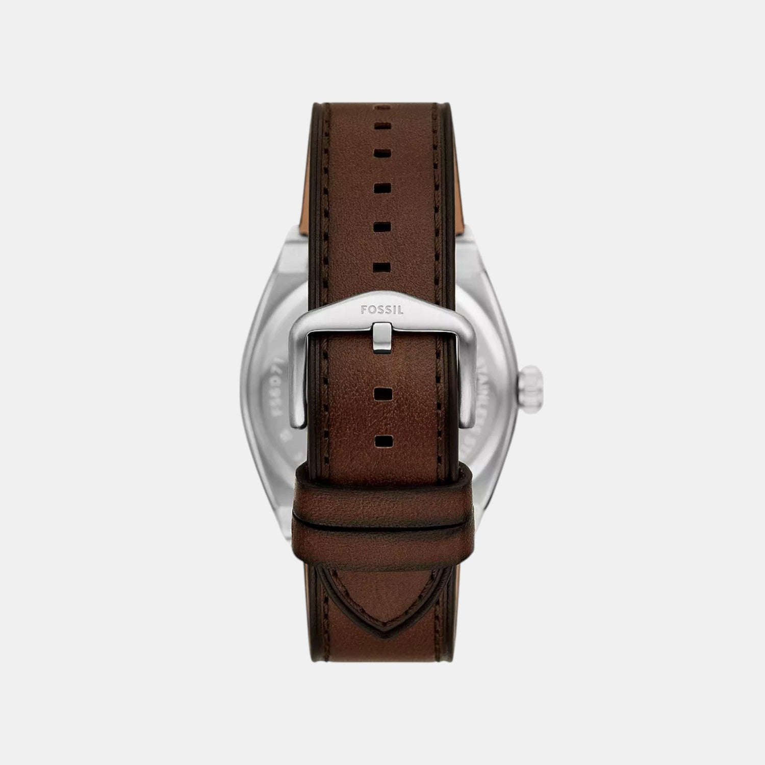 Everett Men Quartz Cream Dial Analog Leather Watch FS6071