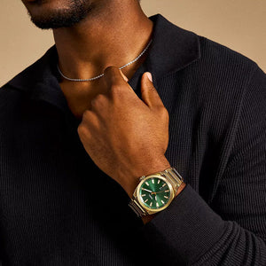 Fossil Everett Green Dial Men 42mm FS6090