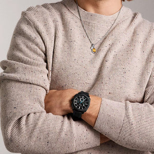 Fossil Machine Black Dial Men 44mm FS6099