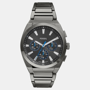 Everett Men Quartz Grey Dial Chronograph Stainless Steel Watch FS6107