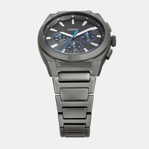 Everett Men Quartz Grey Dial Chronograph Stainless Steel Watch FS6107