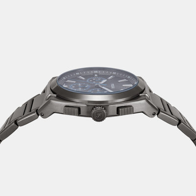 Everett Men Quartz Grey Dial Chronograph Stainless Steel Watch FS6107